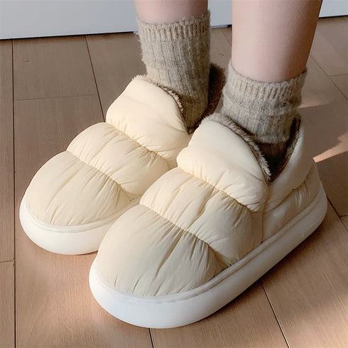 Puffer Cloud-Lined Thermal Slippers