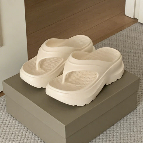 Chunky Cloud Sole Vacation Flip Flops