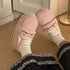 Cat Whisker Plush Platform Slippers