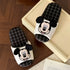 Plaid Mouse Ear Indoor Slides