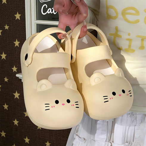 Whiskered Kitty Mary Jane Clogs