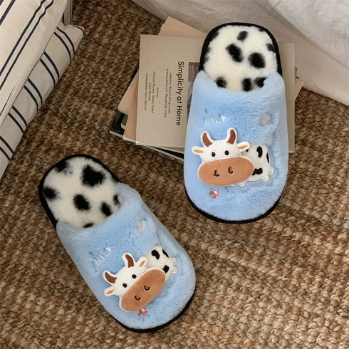 Moo Moo Milk Plush Slippers