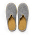 Cozy V-Notch Felt Home Slippers