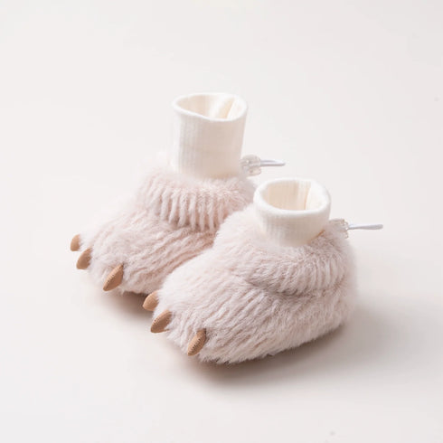 Fuzzy Monster Paw Baby Boots