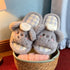 Chef Koala Plaid Fluffy Slippers