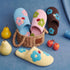 Tufted Flower Soft House Slippers