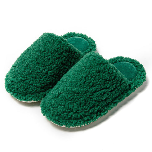 Pillow-Soft Sherpa Home Slippers