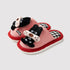 Funny Dog Checkered Warm Slippers