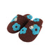Tufted Flower Soft House Slippers
