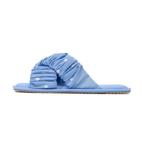 Breezy Floral Scrunch Indoor Slides