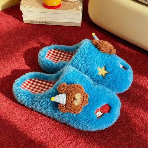 Party Bear Arch Support Slippers