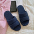 Puffy Waffle Open Toe Slides