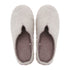 Cozy V-Notch Felt Home Slippers