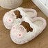 Cartoon Face Fuzzy Home Slippers