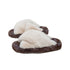 Crisscross Cloud Plush Platform Slippers