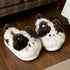 Plush Kitty Tail House Slippers