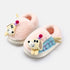 Fuzzy Puppy Party Hat Slippers