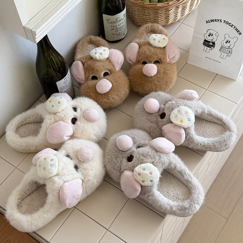 Chef Mouse Indoor Plush Slippers