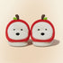 Playful Apple Dog Winter Slippers
