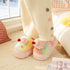 Cherry Topped Fuzzy Cake Slippers