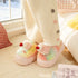 Cherry Topped Fuzzy Cake Slippers
