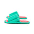 Watermelon Slice Fuzzy Open Toe Slippers