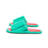 Watermelon Slice Fuzzy Open Toe Slippers