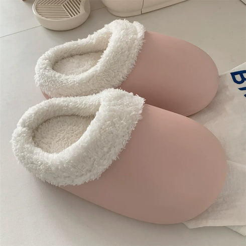 Cozy Waterproof Puffy Bread Slippers