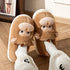 Cheeky Monkey Plush House Slippers
