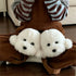Fuzzy Puppy Face House Slippers