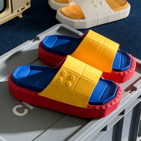 Chunky Building Block Platform Slides