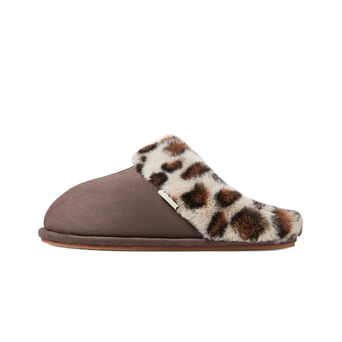 Wild Side Leopard Fur Slippers