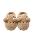 Teddy Bear Buckle Fleece Slippers