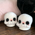 Spooky Halloween Skull Plush Slippers