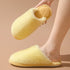 Fuzzy Cocoon Closed-Toe Slippers