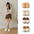 Plush Kitty Paw House Slippers