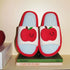 Smiley Apple Stripe Home Slides