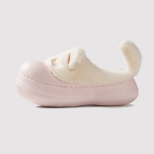 Whimsical Kitty Ears Platform Slippers