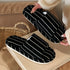 Striped Pillow-Soft Home Slides