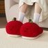 Apple Plush Stem Slippers