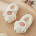 Fuzzy Kitty Claw Plush Slippers