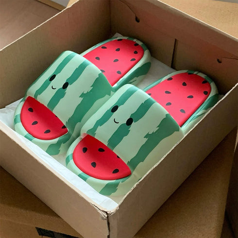 Smiley Watermelon Fruit Platform Slides