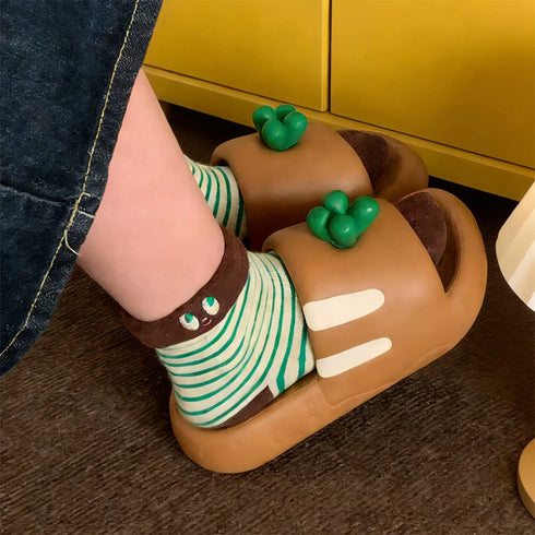 Whimsical Garden Carrot EVA Slides