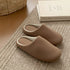 Quiet Minimal Closed-Toe Home Slippers