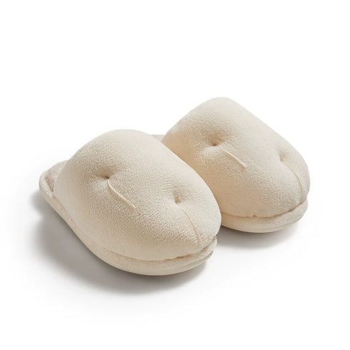 Cozy Potato Shape Fleece Slippers