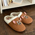Cartoon Cat Mouse Plaid Slippers