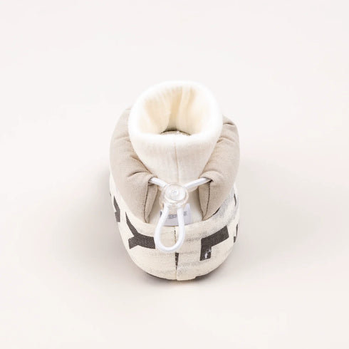 Cozy Puffy Patterned Infant Boots