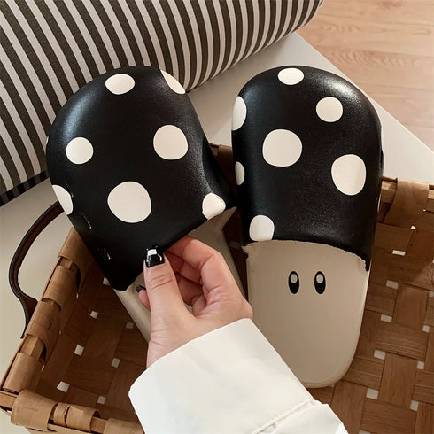 Mushroom Dots Closed-Toe Clogs