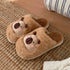 Chill Capybara Face Plush Slippers