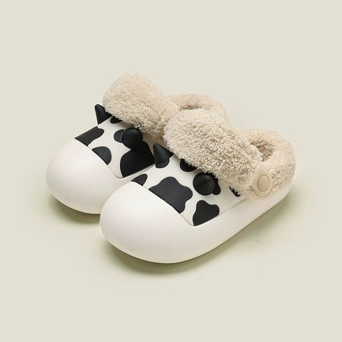 Moo Moo Horned Winter Clogs